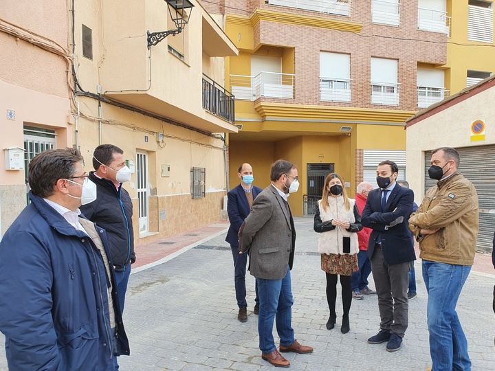 Concluye la renovación urbana de las calles Cayetano Lorca y Berrocal del barrio de San Cristóbal de Lorca