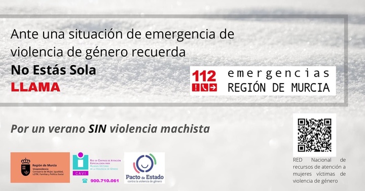 'No estás sola, llama'