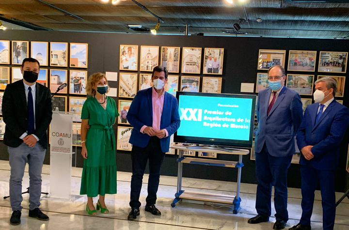 Imagen de la presentación de la XXI edición de los Premios de Arquitectura de la Región de Murcia