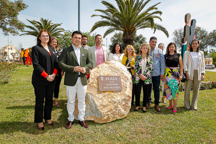 Inauguración de la Plaza de la Igualdad Ana Orantes en San Javier