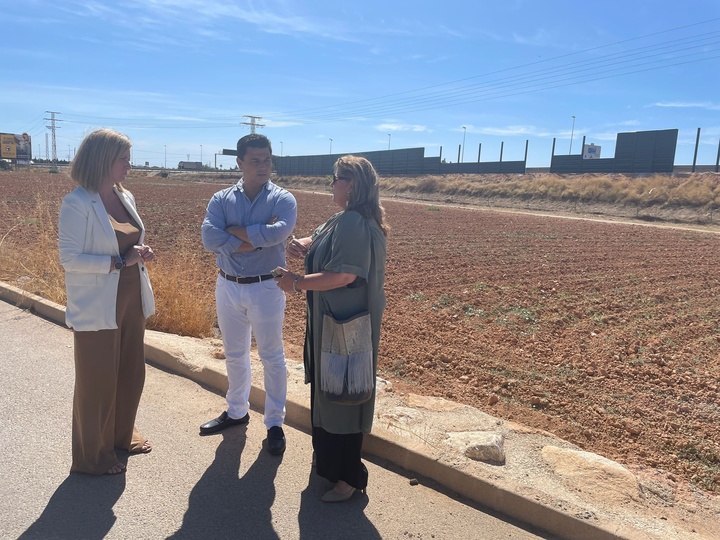 Instalación de las pantallas acústicas en la Autovía del Mar Menor