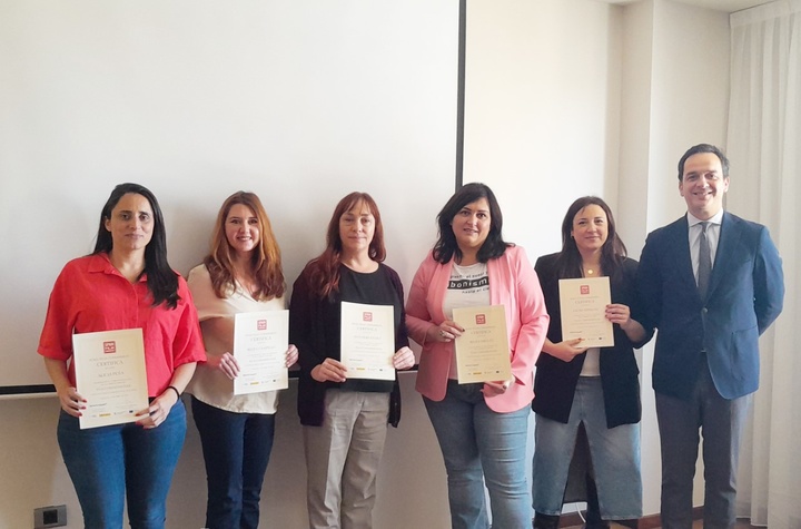 Alumnas que participaron en el curso de formación, con el título acreditativo de Film Commissioner, otorgado por Spain Film Commission.