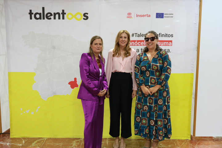 La directora del SEF, Marisa López, durante su intervención en la jornada del programa 'Talentos' de la Fundación ONCE (2).