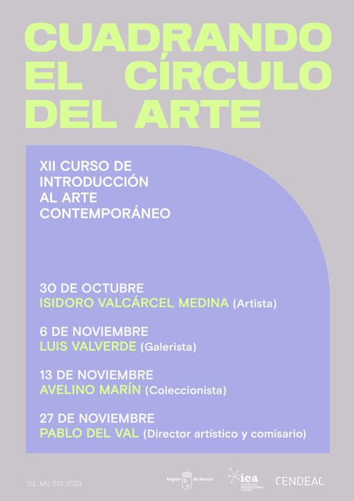 Imagen del cartel del XII Curso de Introducción al Arte Contemporáneo