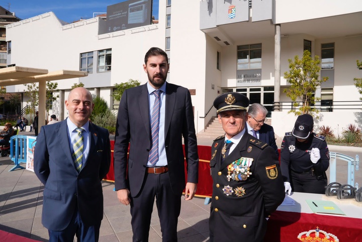El vicepresidente y consejero de Interior, Emergencias y Ordenación del Territorio de la Región de Murcia, José Ángel Antelo Acto, participó en el acto institucional con motivo del día del patrón de la Policía Local de Molina de Segura (2)