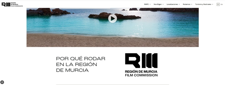 Imagen de la web de Región de Murcia Film Commission.