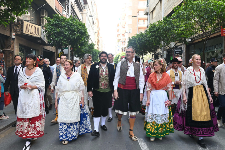 López Miras destaca en el día del Bando de la Huerta "la generosidad y compromiso de tantas generaciones que nos han dejado un enorme legado"