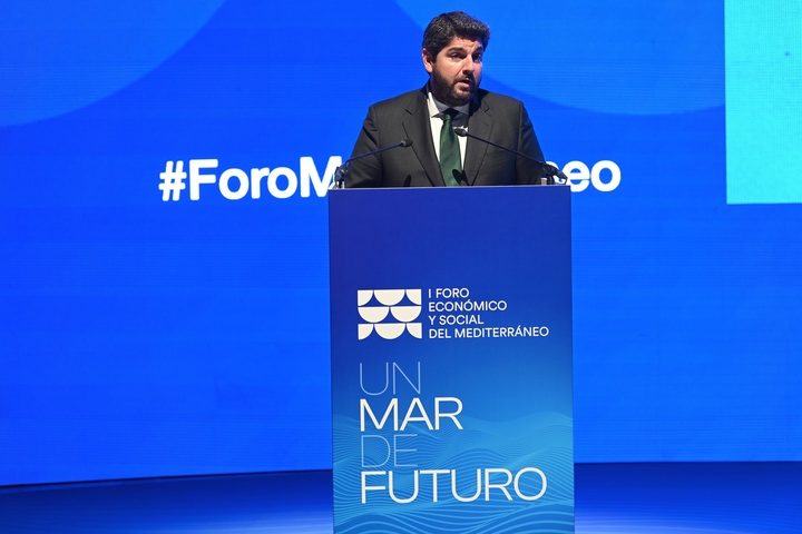López Miras participa en el Foro Económico y Social del Mediterráneo