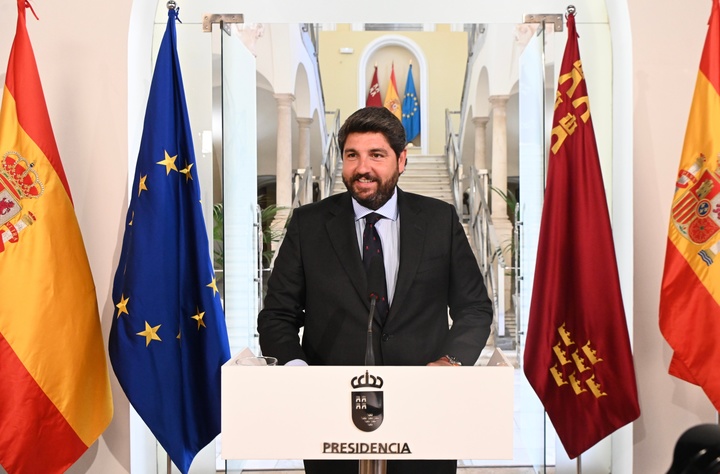 López Miras anuncia los nuevos consejeros de su Ejecutivo