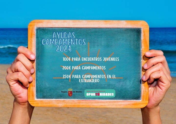 Imagen resumen de las ayudas para campamentos