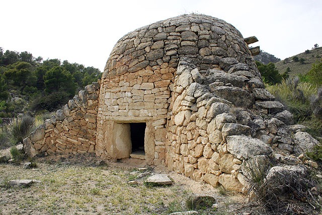 Imagen del 'cuco' de Zacarías, en Jumilla, ejemplo de construcción con 'piedra seca'. 