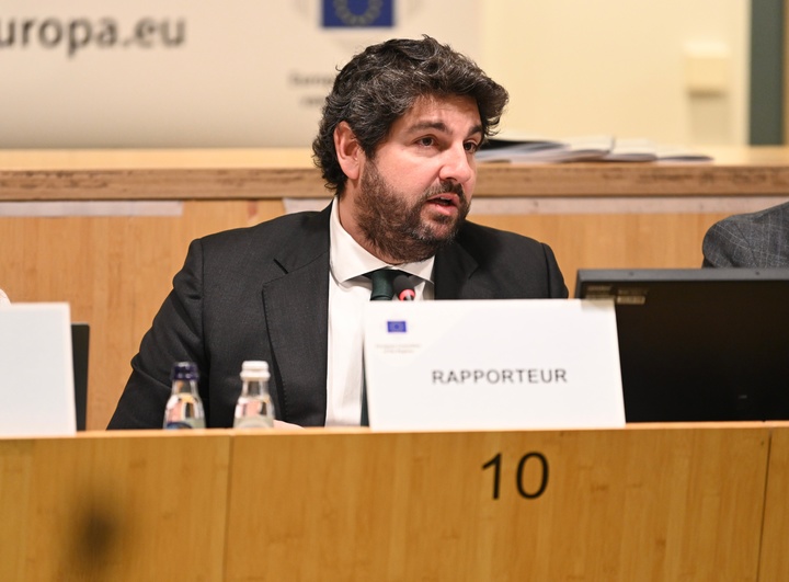 López Miras presenta el dictamen del Comité de las Regiones sobre la Estrategia de Defensa Europea (3)