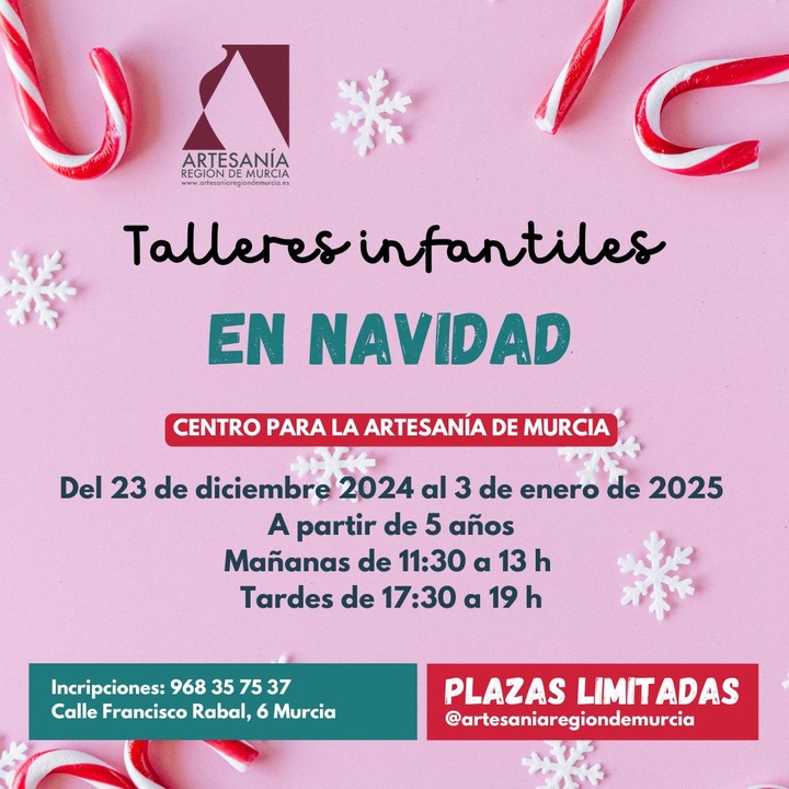 Cartel de actividades infantiles.