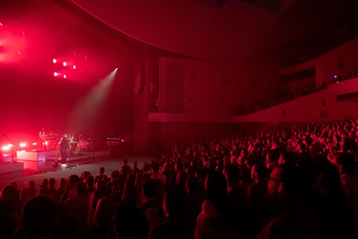 Imagen de uno de los conciertos de 2024 que registró lleno en el Auditorio regional.