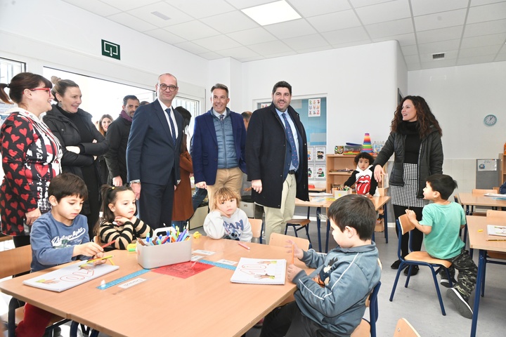 Inaugurado el nuevo pabellón de Infantil del Colegio de Almendricos