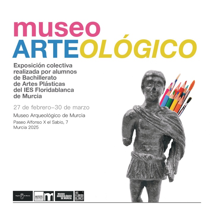 Cartel de la exposición que se inaugura hoy en el Museo Arqueológico de Murcia.