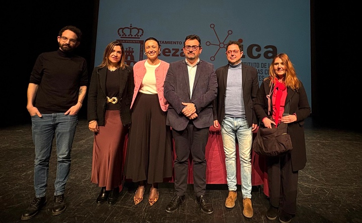 Imagen del acto de adhesión del Ayuntamiento de Cieza a la Región de Murcia Film Commission