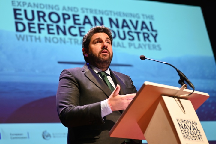 López Miras inaugura en Cartagena el Congreso Industria Naval de Defensa Europea