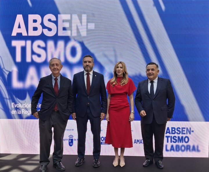 La consejera de Empresa destaca que el estudio sobre el absentismo laboral de la Región "nos permitirá dimensionar el fenómeno y también las consecuencias directas para la competitividad de las empresas"