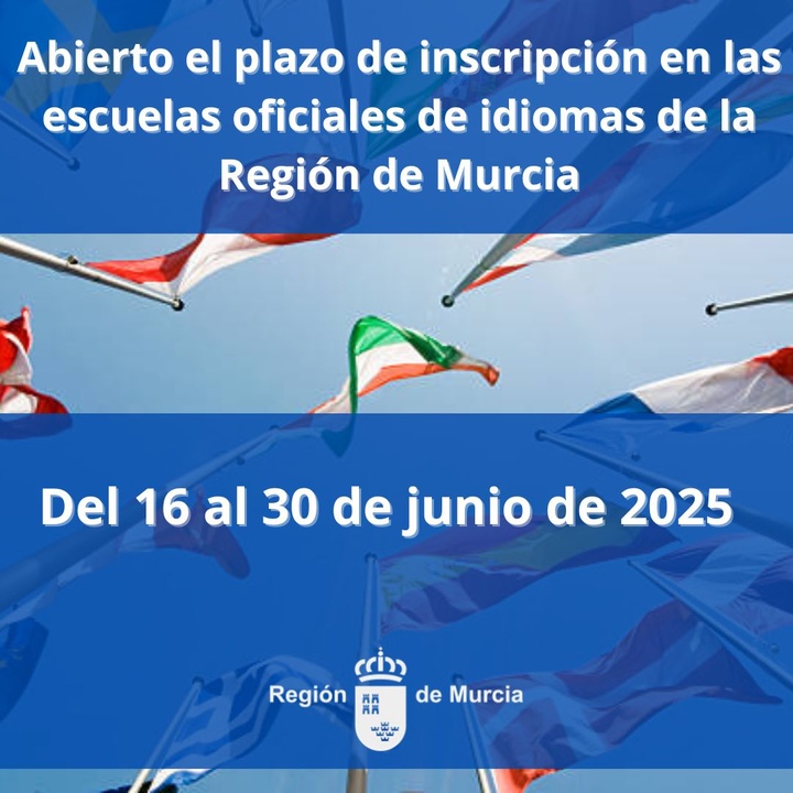 Abierto el plazo de inscripción para las escuelas oficiales de idiomas de la Región de Murcia.
