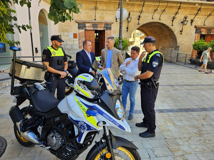 Presentación del nuevo equipamiento de la Policía Local en Caravaca de la Cruz