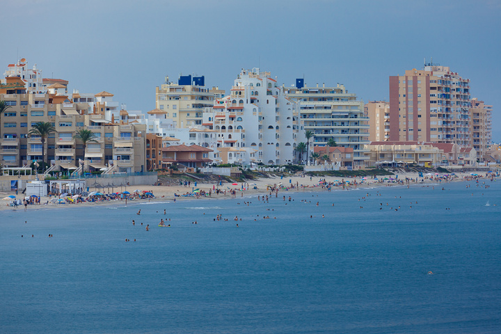 Vista de La Manga del Mar Menor