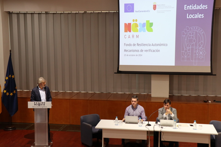 Imagen de archivo del encuentro con entidades locales sobre fondos europeos Next Generation.