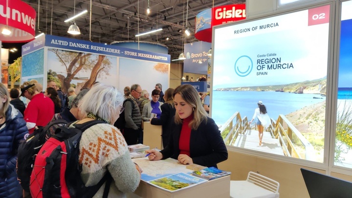 Imagen de una de las acciones de promoción llevadas a cabo por la Consejería de Turismo.