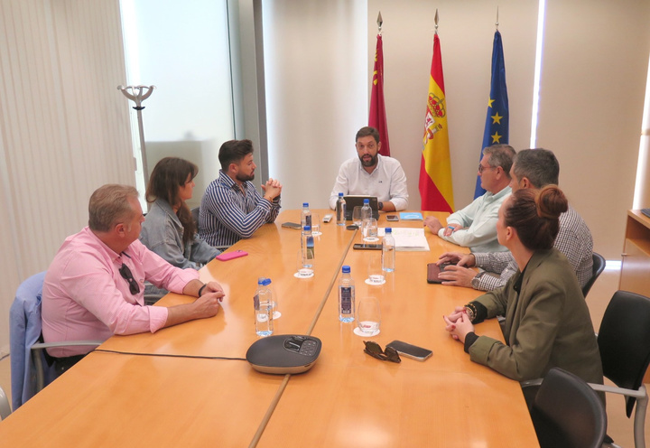 Un momento de la reunión de la mesa de seguimiento de alojamientos turísticos irregulares, celebrada ayer en el Instituto de Turismo.