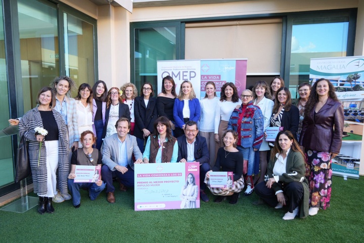 La consejera de Política Social, Familias e Igualdad, Conchita Ruiz, durante el acto de clausura del programa regional 'Mujer Impulso +50'