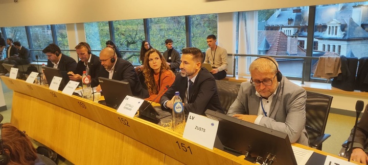 El director general de Unión Europea, Adrián Zittelli, interviene en la sexta reunión de la Comisión de Recursos Naturales del Comité Europeo de ...