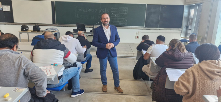 El director general de Movilidad y Transportes, José Antonio Verdú, durante las pruebas de la última convocatoria del CAP (2)