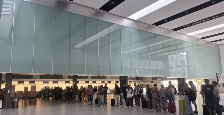 Imagen del Aeropuerto Internacional de la Región de Murcia.