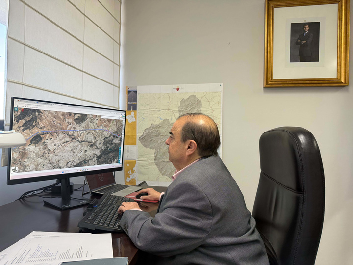 El director general de Carreteras, Francisco Carrillo, revisa las carreteras regionales a trav&eacute;s del ISI Roads Regi&oacute;n de Murcia