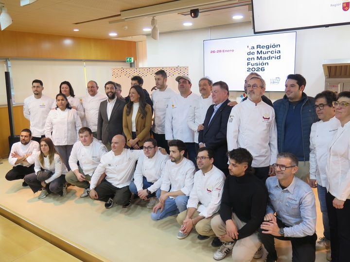 Presentaci&oacute;n de la participaci&oacute;n de la Regi&oacute;n de Murcia en Madrid Fusi&oacute;n 2026.