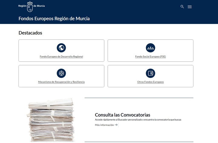 La nueva herramienta recoge todos los datos sobre ayudas, subvenciones y licitaciones