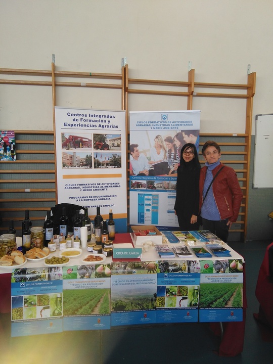 El Centro Integrado de Formación y Experiencias Agrarias (Cifea) de Jumilla participa en la Feria de Educación de Pinoso, en Alicante