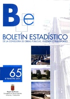 Portada de "Boletín Estadístico nº65"