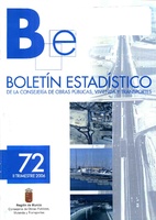 Portada de "Boletín Estadístico nº72"