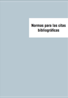 Portada de "Elaboración de citas y referencias bibliográficas"